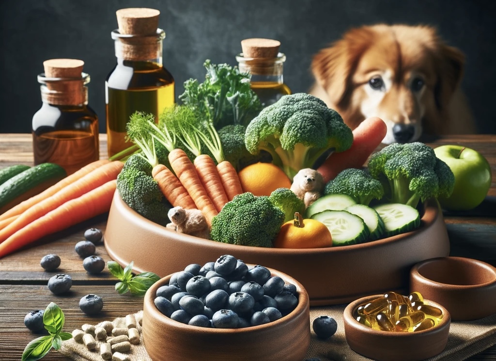 Les super aliments peuvent se rajouter dans la gamelle des chiens.