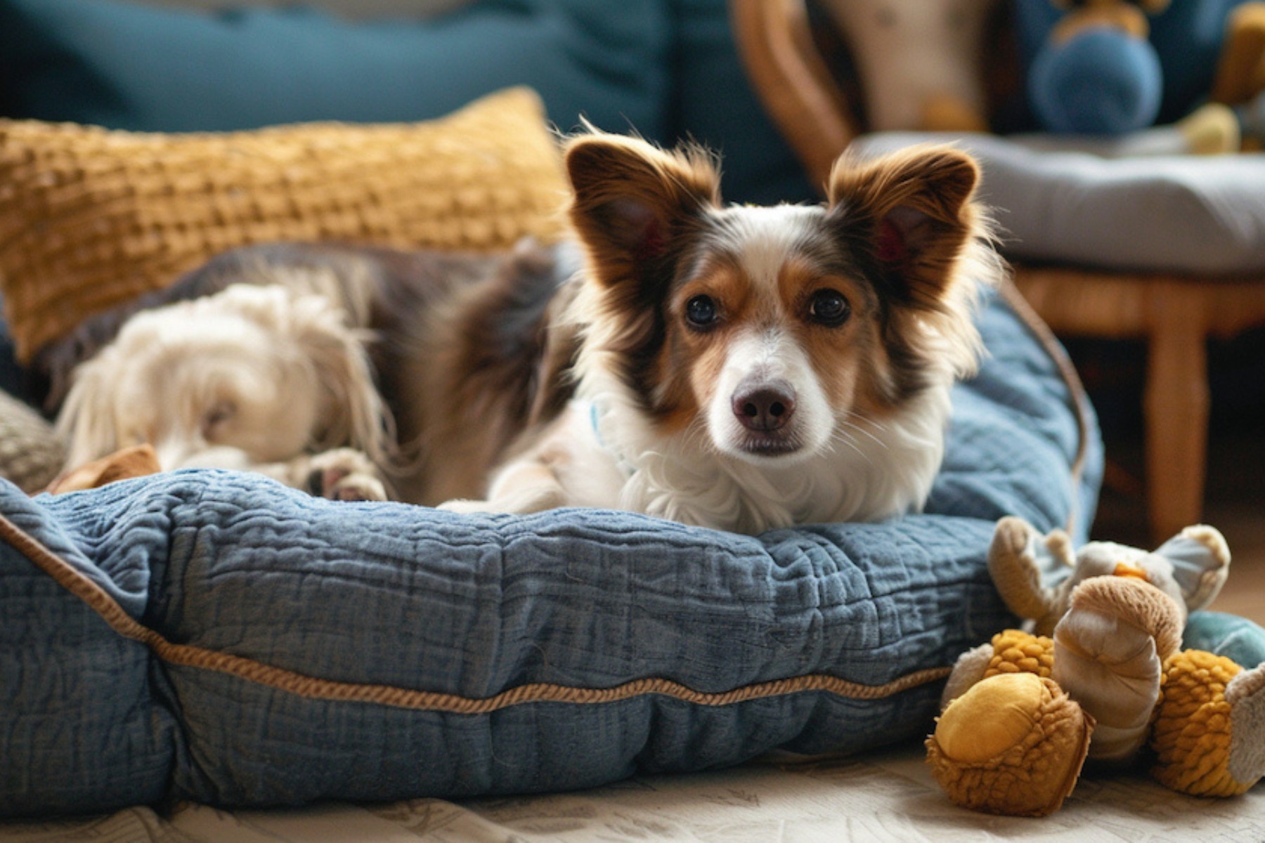panier qui repond aux besoin d'un chien Un panier qui répond aux besoin du chien