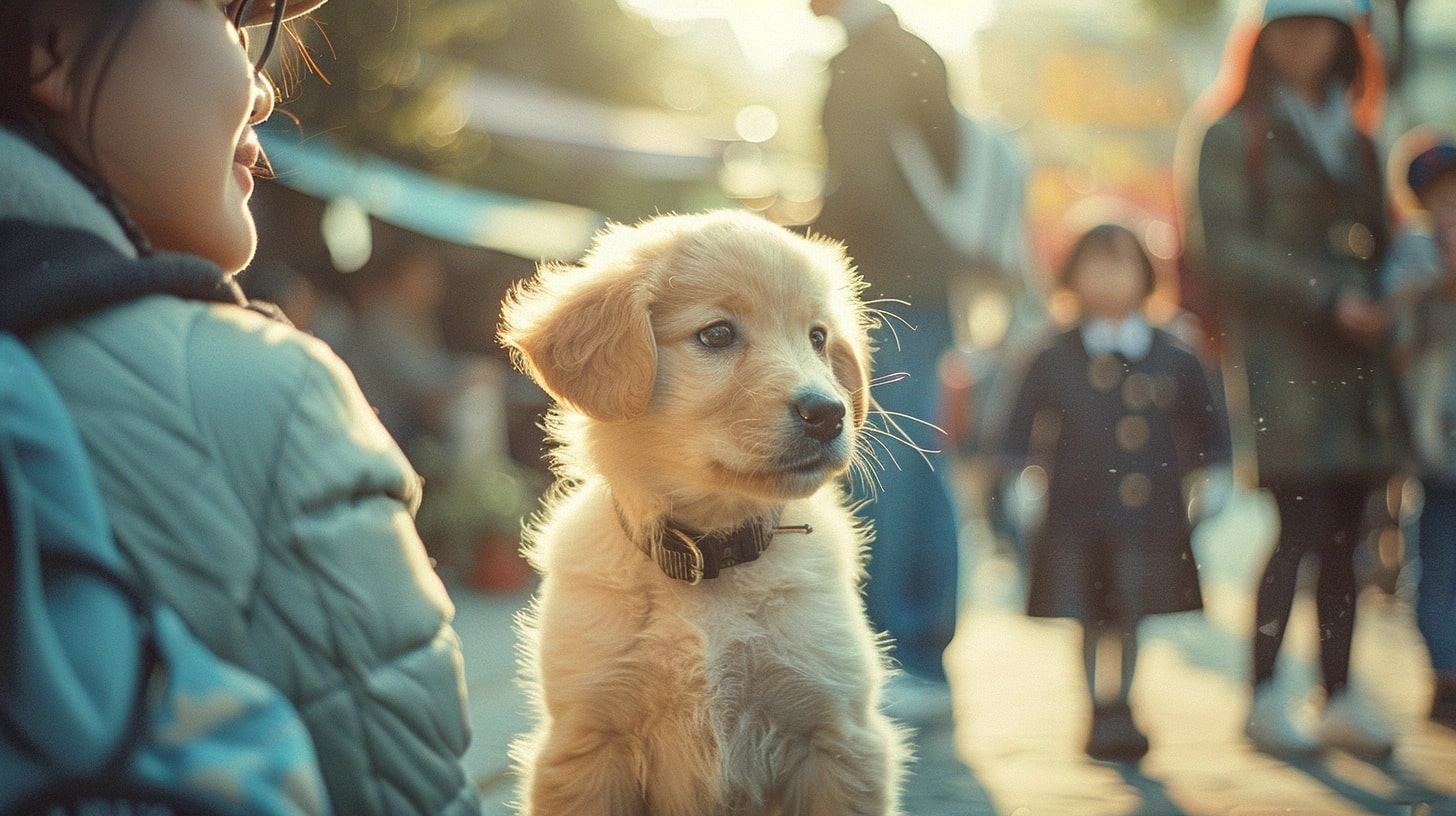 Quand on socialise un chiot il faut être conscient qu'il ne généralise pas forcément les expériences.