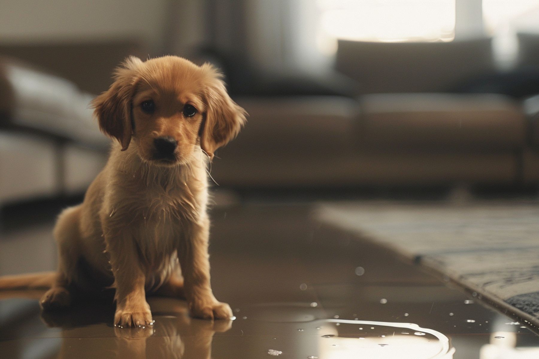comment reagir si chiot fait pipi a interieur Restez de marbre si votre chiot a fait son pipi à l'intérieur.