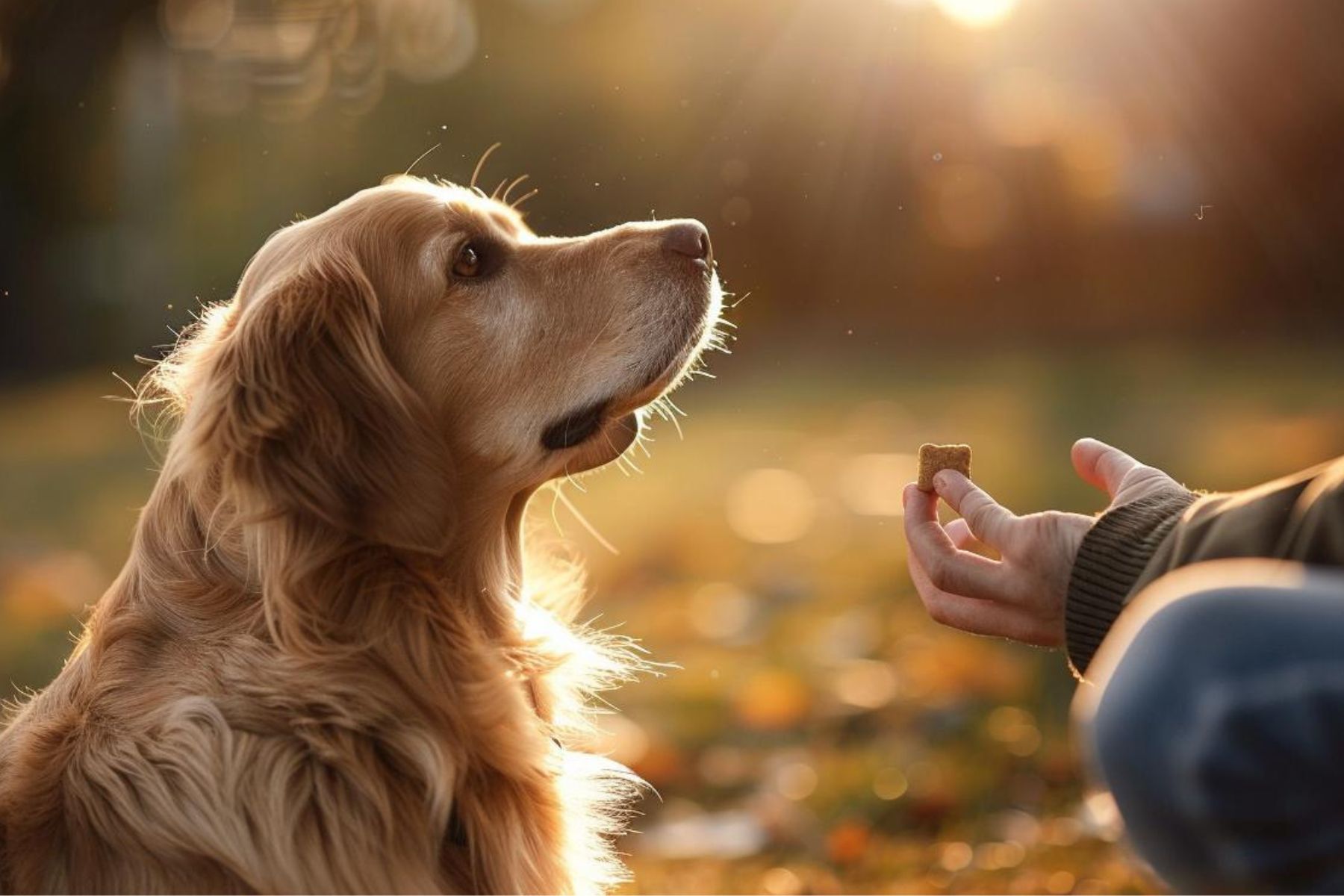 La recompense parfaite pour un chien lors d'un entrainement doit être apétante et facile à avaler.
