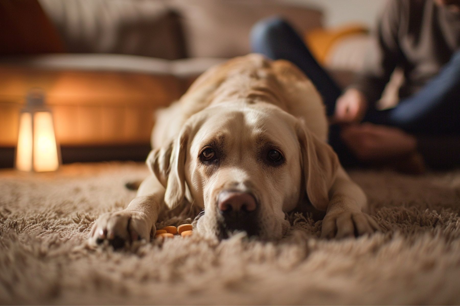 Un chien découragé par le clicker training