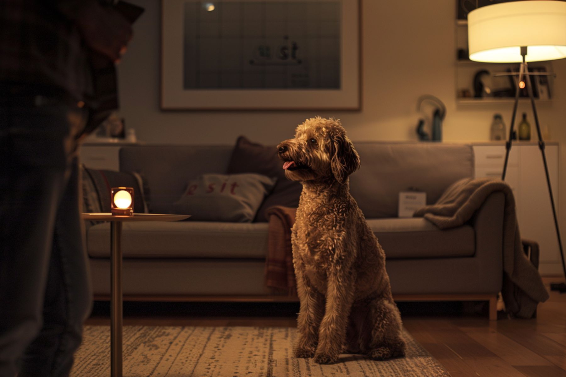 Pour apprendre le assis à son chien, cliquer dès qu'il a mis les fesses au sol