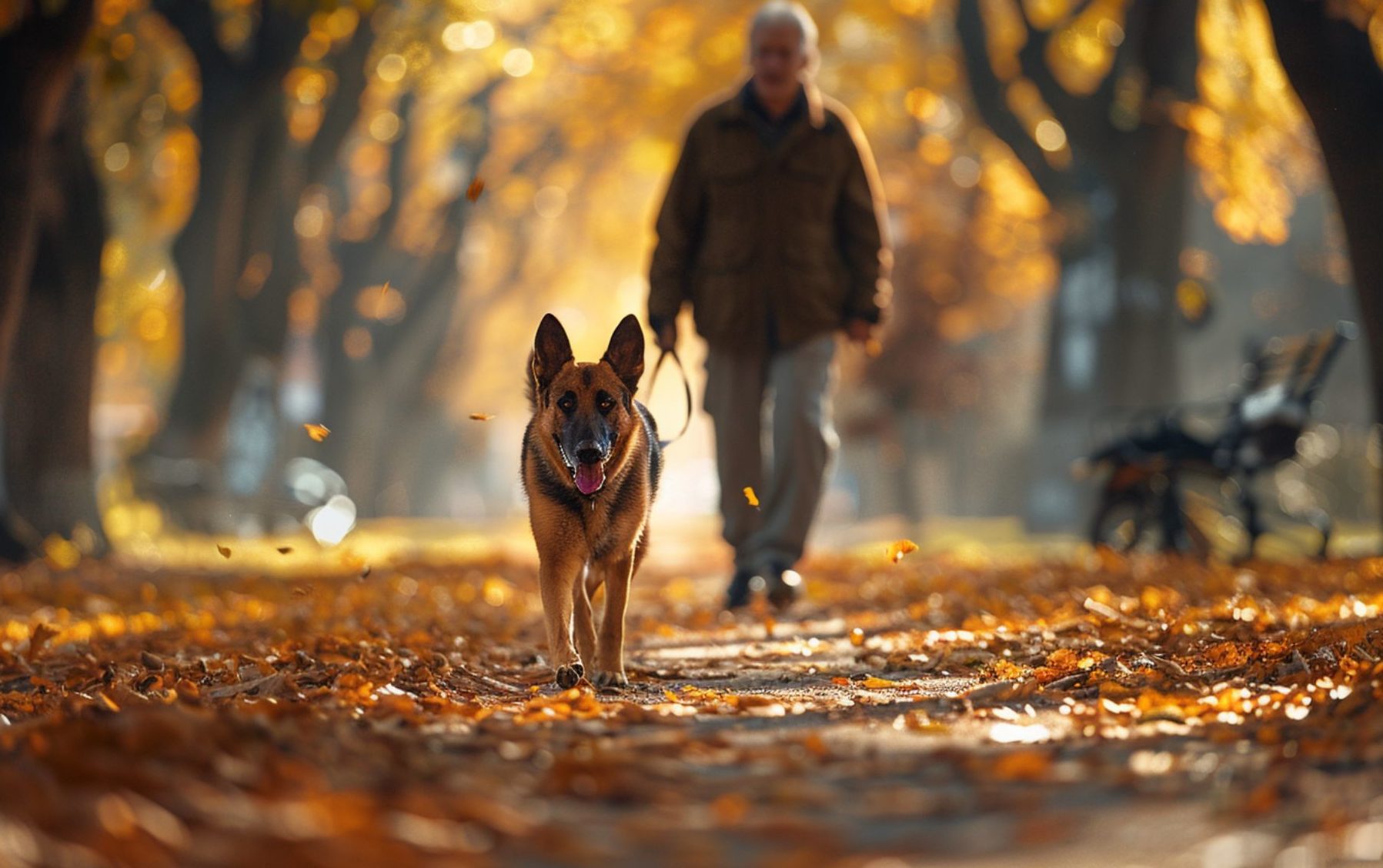 Faire des ballades agréables avec un chien calme