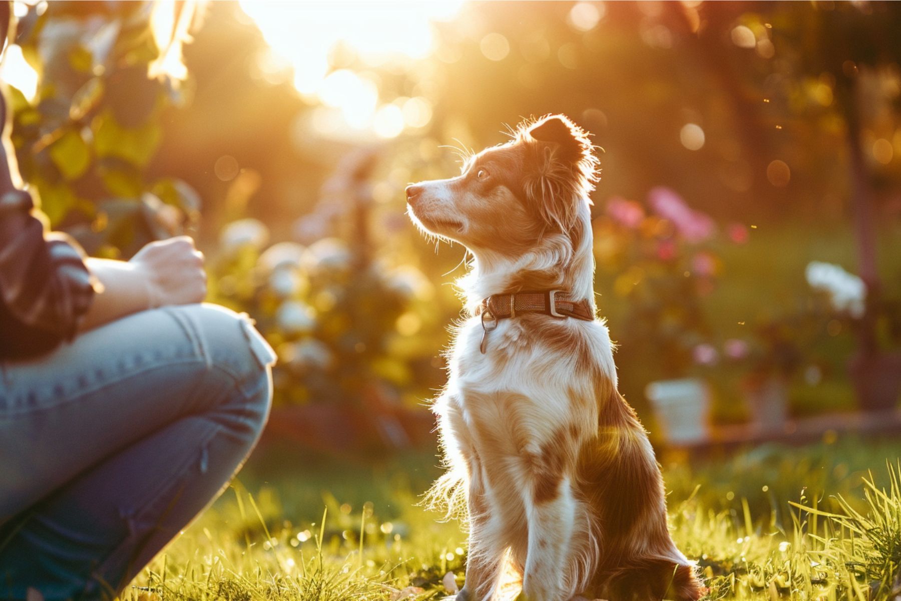 Un chien clame et l'écoute