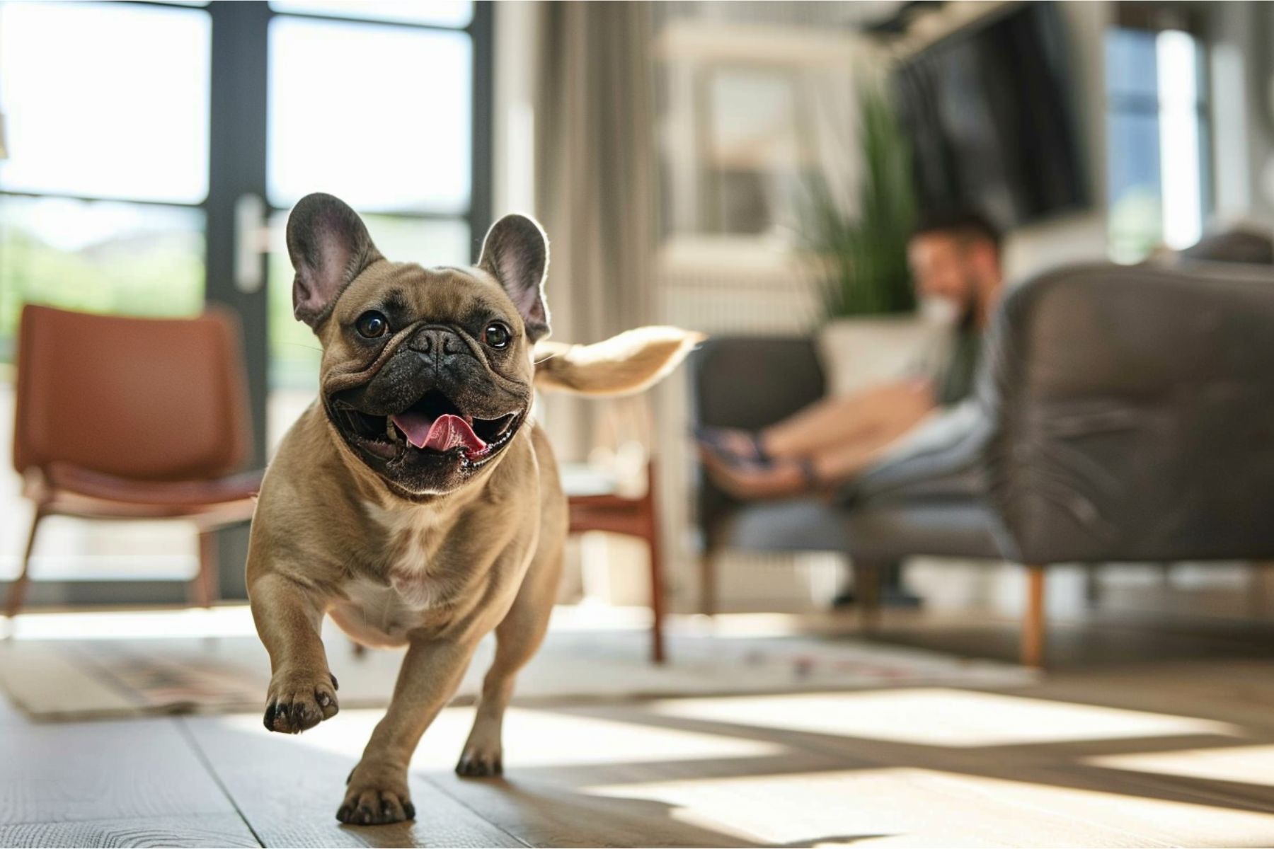 Rester calme pour aider votre chien à mieux contrôler sa vessie.